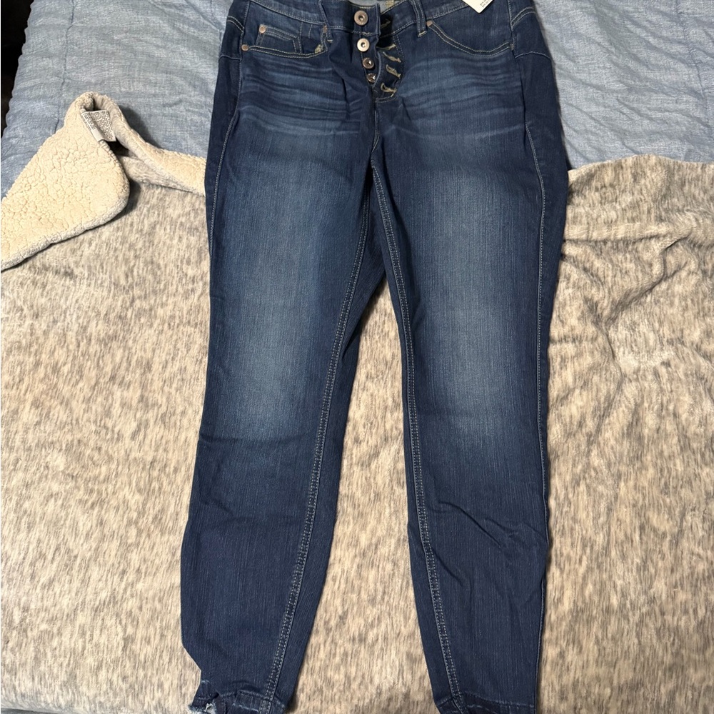 Torrid Dark Blue Skinny Jeans
